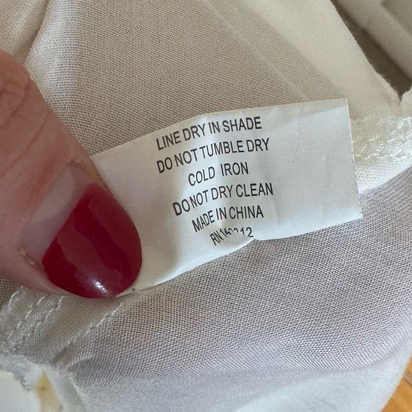 Saints and secrets white Boho flowy dress medium - Picture 10 of 10